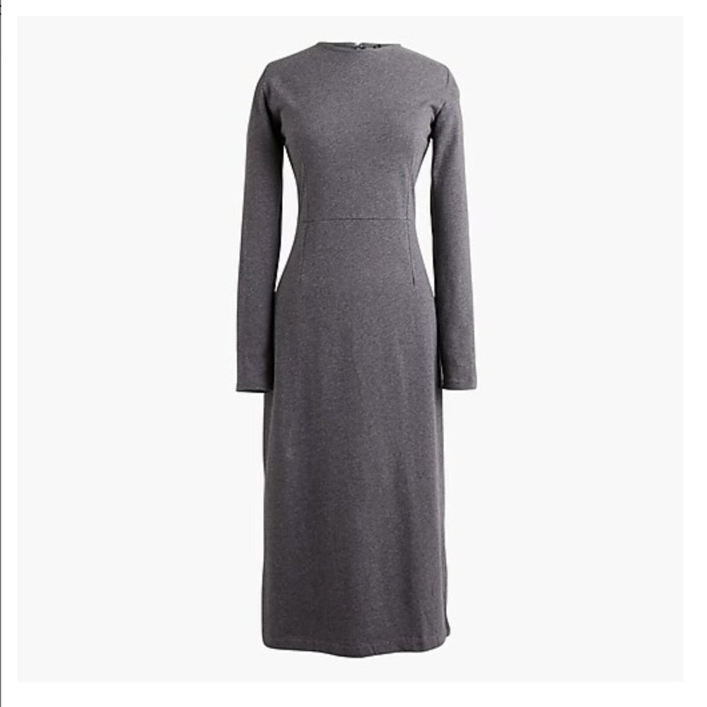 NWT Knit Sheath Dress - Heather Charcoal Gray